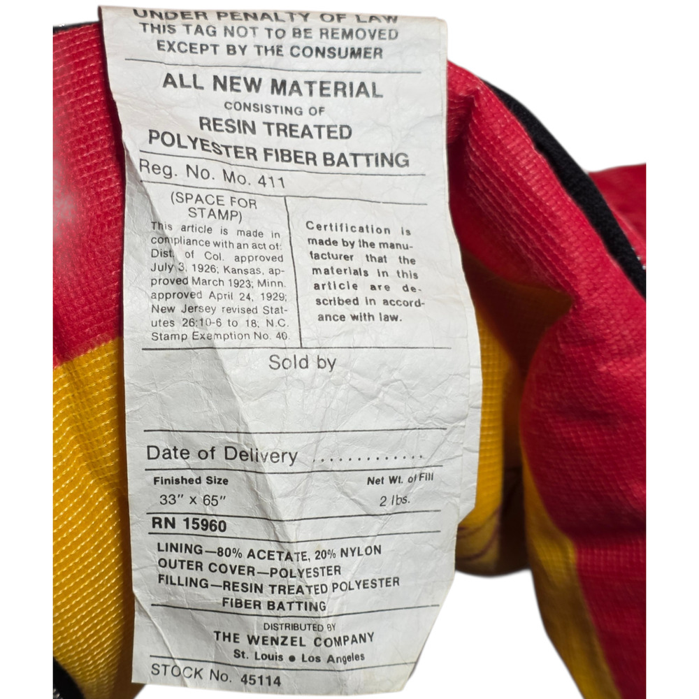Vintage 1980s Doritos Frito-Lay Promo Sleeping Bag Wenzel Nacho Cheese Graphic - Picture 12 of 15